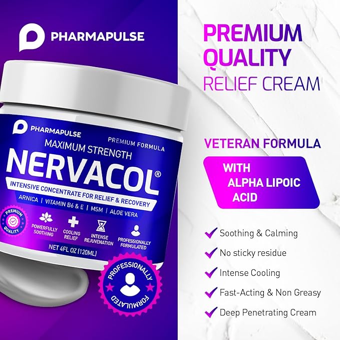 Pharmapulse Neuropathy Nerve Therapy & Relief Cream - Image 3