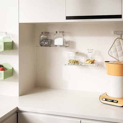 6 Inches Clear Small Wall Shelves, Acrylic Floating Shelf - Image 6