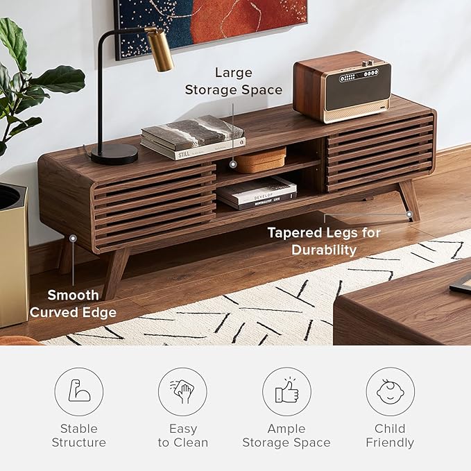mopio Ensley TV Stand, Mid Century Modern - Image 6