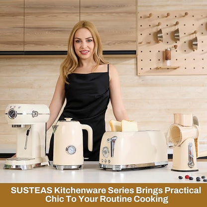 SUSTEAS Toaster 4 Slice Wide Slot, Stainless Steel Bread Bagel Toasters - Image 7