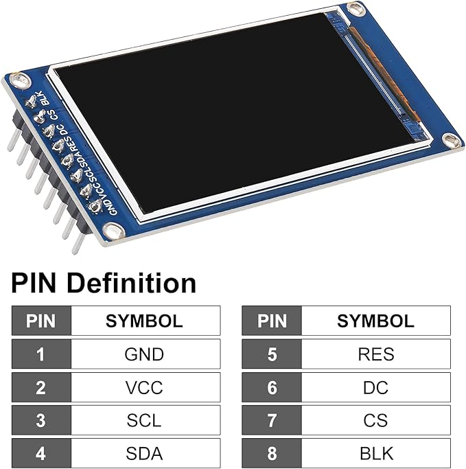 XIITIA 2pcs 1.9" SPI TFT LCD Display Module 170x320 RGB LCD Screen 3.3V ST7789 - Image 4