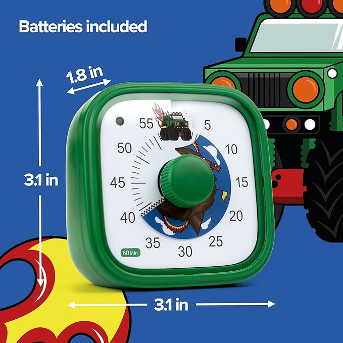 Visual Timer for Kids – Tick Tock Truck Clock - Image 8