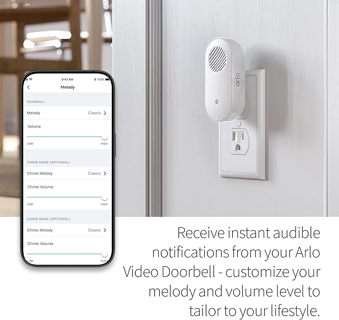 Arlo Video Doorbell 2K + Chime 2, Wireless or Wired Option, 2-Way Audio - Image 6