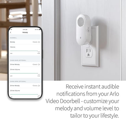 Arlo Video Doorbell 2K + Chime 2, Wireless or Wired Option, 2-Way Audio - Image 6