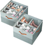 Shoe Organizer for Closet, 2 Pack Foldable Shoe Storage Organizer Box Bin by Unknown