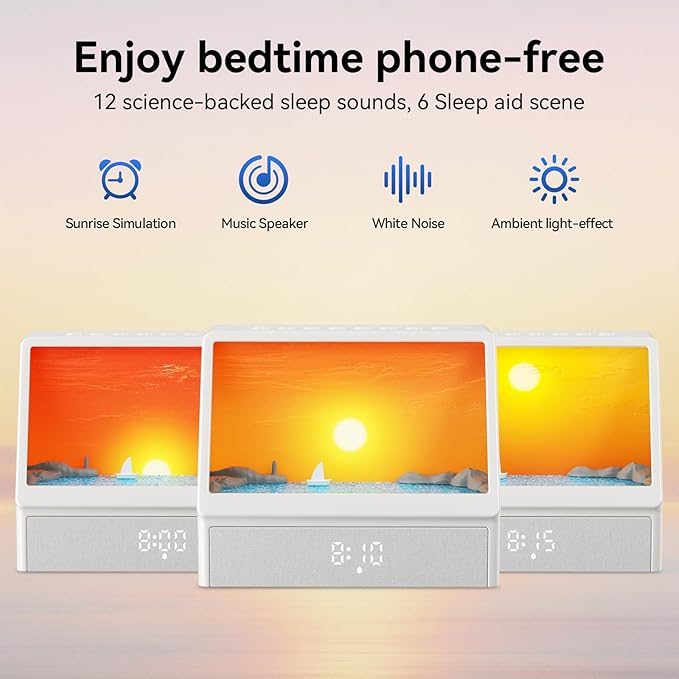 Sunrise Alarm Clock with Sound Machine - Image 2