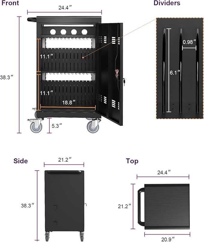Thetilsy 35 Device Mobile Charging Station - Image 5