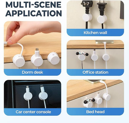 Cord Organizer Holder, Cable Management Cord Holder Organizer, Under Desk Cord - Image 7
