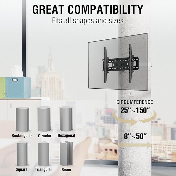 CondoMounts CLMTVT1064 DIY Column TV Mount - Image 3