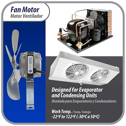 Appli Parts APFM-102E 10W refrigeration condenser and evaporator motor 220V - Image 10