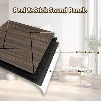 ARMURO 4 Packs Acoustic Wall Panels - Image 5