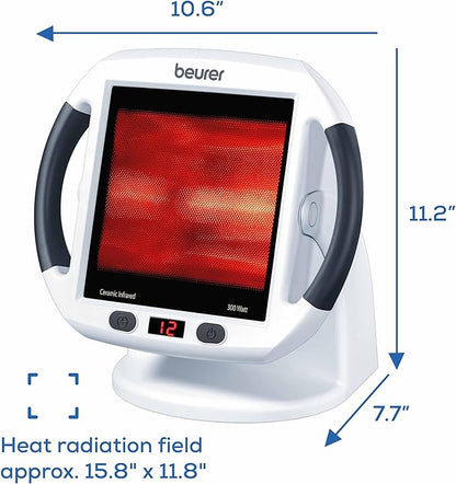 Beurer IL50 Infrared Heat Lamp Heated Red Light Therapy Lamp - Image 8