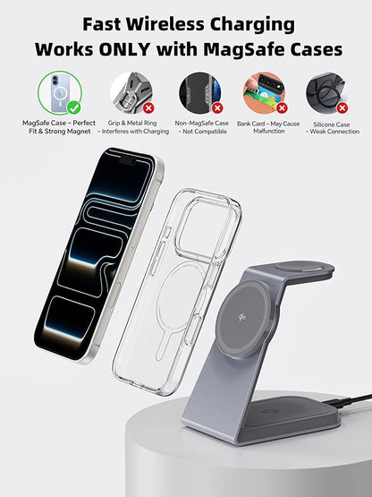 2025 3 in 1 Magnetic Wireless Charger Stand - Image 5