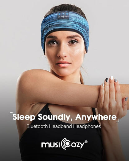 MUSICOZY Sleep Headphones Bluetooth 5.4 Headband, Wireless Music Sleeping Mask - Image 6