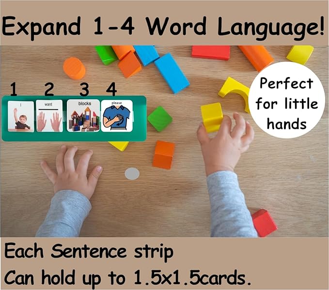 Smile4autism Small 2x8 Tools Perfect to Keep Your Loose Visual Picture Cards - Image 5