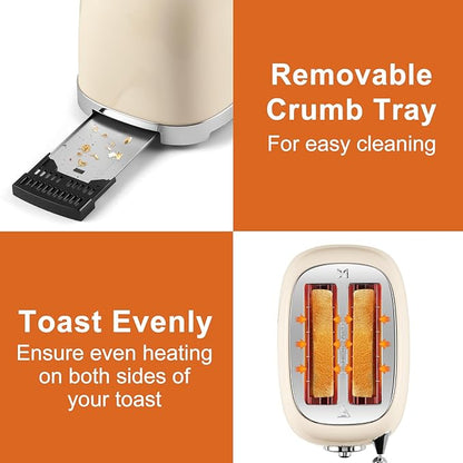 CUSIMAX Toaster 2 Slice with Extra Wide Slots - Image 6