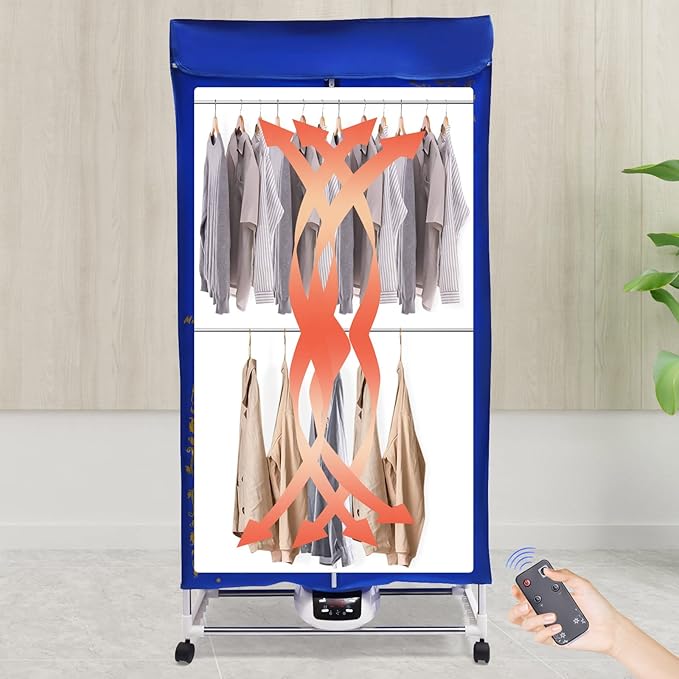 Clothes Dryer, Portable Travel Mini 1500W Dryer Machine 66.14lb Capacity - Image 2