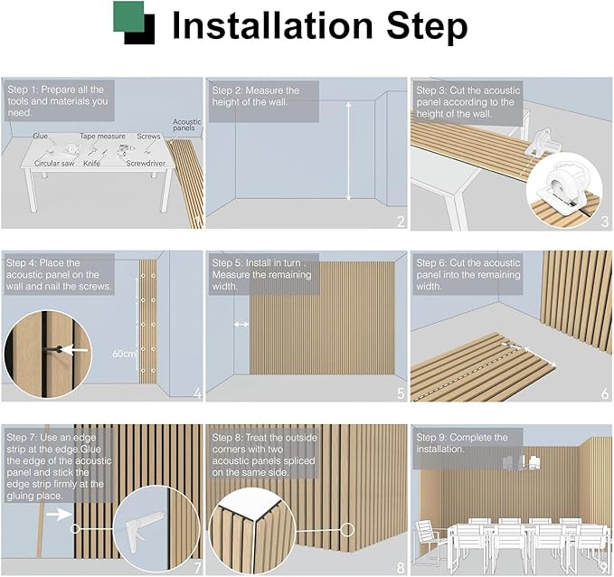 Premium Acoustic Wood Slat Wall Panels – Noise-Reducing Sound Absorption Panels - Image 7