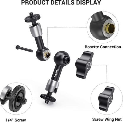 SmallRig 5.5 Inches Adjustable Friction Articulating Magic Arm, - Image 2