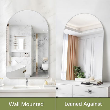 Arched Bathroom Mirror, Wall Mounted Mirror, Living Room, Hanging or Leaning - Image 8