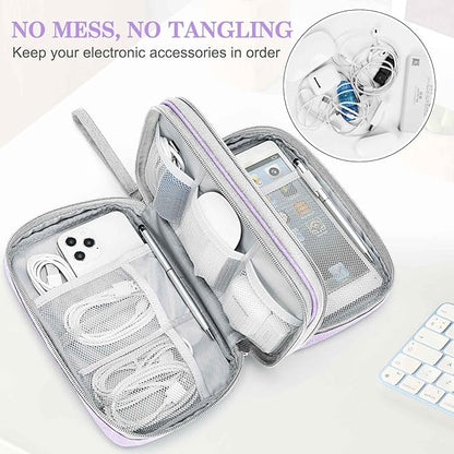FYY Electronic Organizer, Large Travel Cable Organizer Bag Pouch Electronic - Image 5