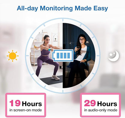 VTech VM819 Baby Monitor with Camera and Audio, 2.8” Screen Portable Baby Camera - Image 7