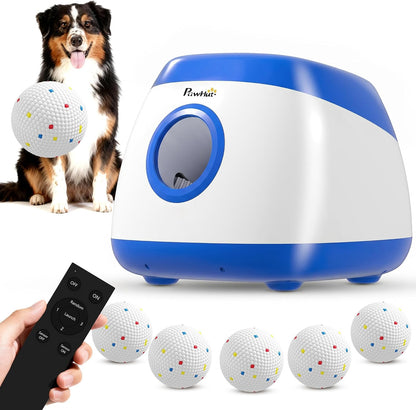 pawhut automatic dog ball launcher remote control for, main product view