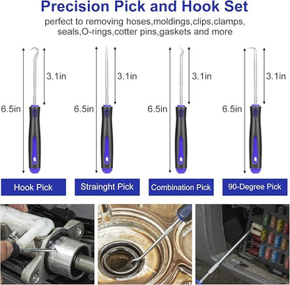 Trim Removal Tool Kit 250Pcs Car Removal Tool Kit Pry Tool Set Auto Clip Pliers - Image 6