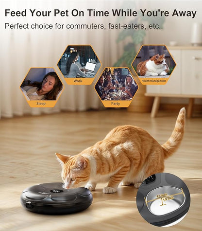 Casfuy Automatic Cat Feeder Cordless - Image 2