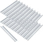VAMRONE 20 Piece Aluminum DIN Rails, 12 Inches Long, 35mm Wide, 7.5mm High by VAMRONE