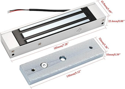 Electric Magnetic Lock with Z and L Bracket 180KG 350LBS Holding Force - Image 5