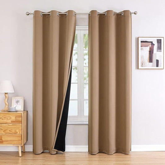ChrisDowa 100% Blackout Curtains 78 inch Long by ChrisDowa