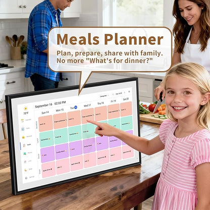 Canupdog 21.5 Inch Digital Calendar, Electronic Planner & Chore Chart, Task - Image 6