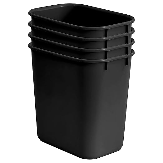 Acrimet Wastebasket, Deskside Bin, 6.75 Gallon/ 27 Quart/ 24 Liter - Image 2