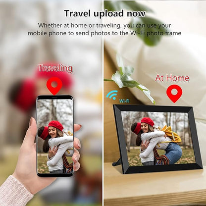 FRAMEO Digital Photo Frame WiFi 32GB 10.1 Inch 1280x800 IPS Touch Screen - Image 4