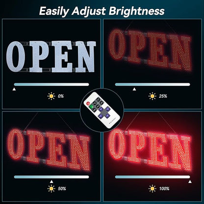 30" x 10" Large LED Open Signs - Image 4