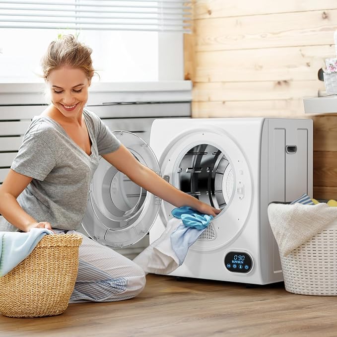 ROVSUN Portable Clothes Dryer, 110V 850W High End Front Load Laundry Tumble - Image 7