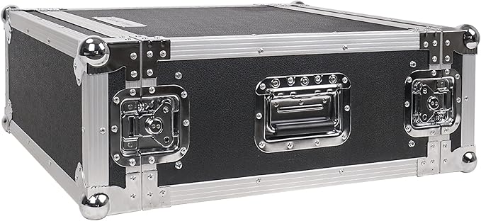 Sound Town 4U PA/DJ Rack/Road Case, by SOUNDTOWN