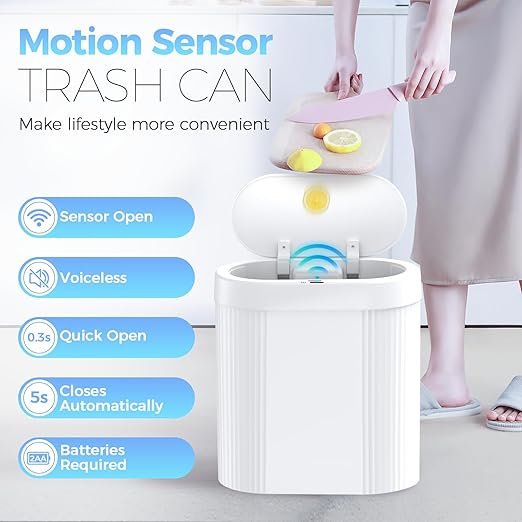 5 Gallon Bathroom Trash Can - Image 2