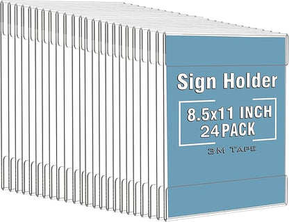 Dingelex 24 Pack Wall Mount Signs 8.5 x 11, Store by Dingelex