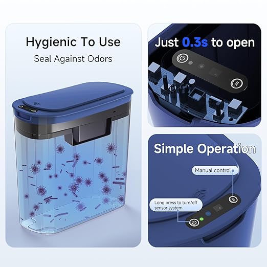 Automatic Motion Sensor Bathroom Trash Can - Image 5