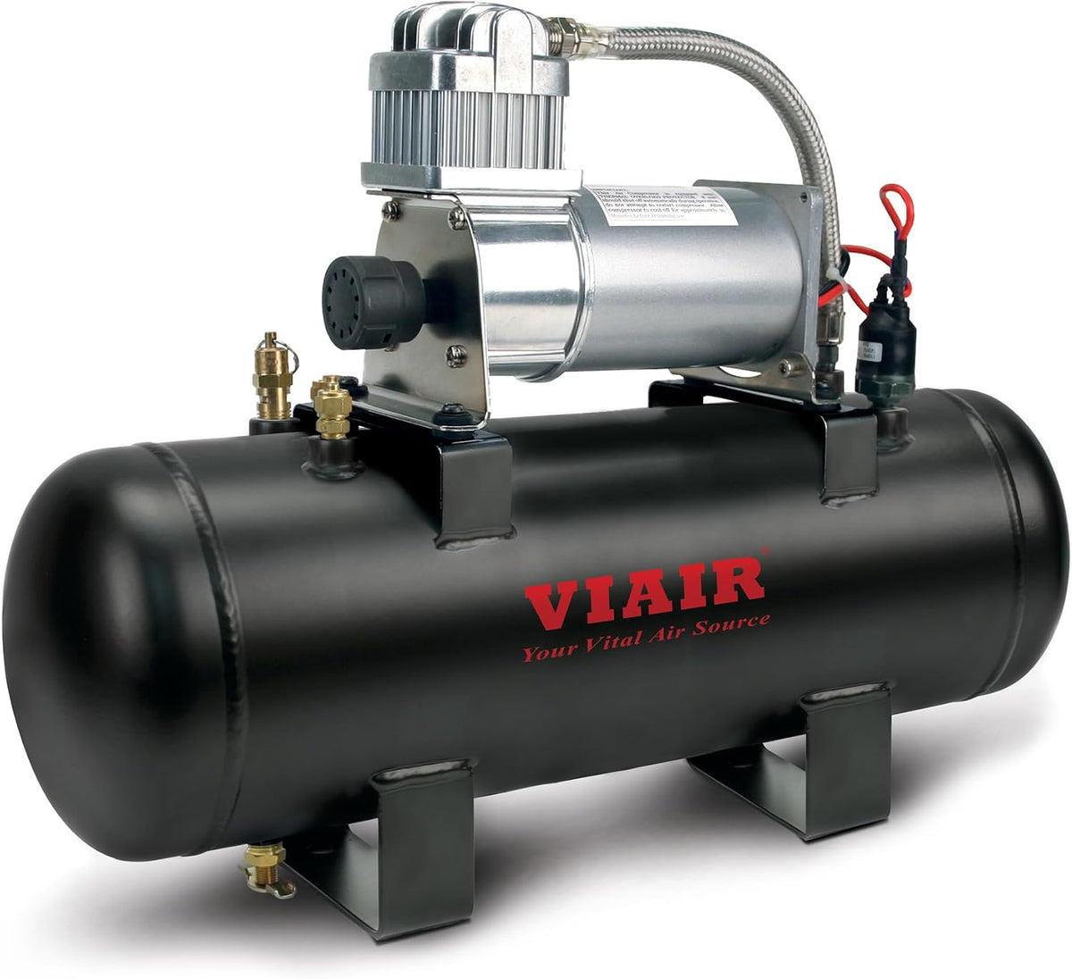 VIAIR 150 PSI High-Flow Air Source Kit | Portable On Board Air Compressor wit...