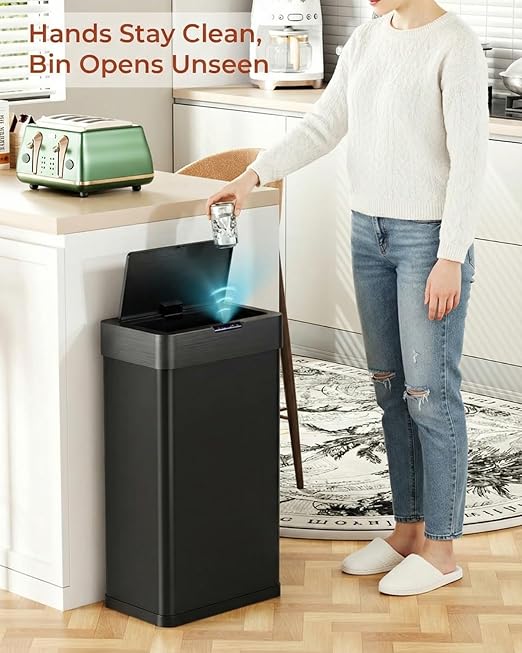 TLSUNNY 18.5 Gallon Motion Sensor Trash Can, Touchless Automatic Garbage Can - Image 7