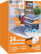 24 Pack Vacuum Storage Bags by GONGSHI