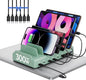 300W Charging Station for Multiple Devices, 8 Port Multi USB C Fast Charger by LcssioChargeFaster