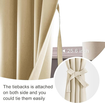 JIUZHEN Blackout Curtains for Bedroom - Image 6