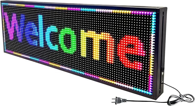 JBS P10 Outdoor Programmable Led Sign Scrolling Store Advertising Indoor Signs by JINBLIZZARD