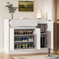 Shoe Cabinet Storage with 3 Doors, Freestanding Shoe Cabinet with Drawer & by Housoul