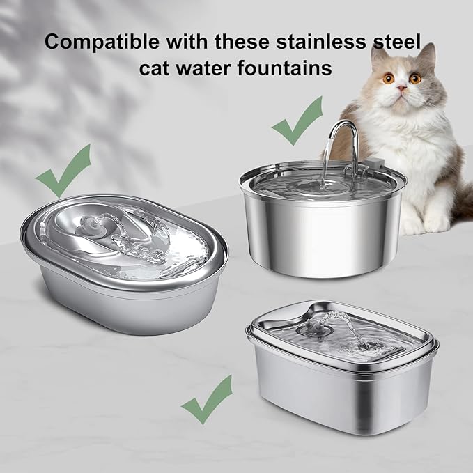 Cat Water Fountain Filters, Compatible - Image 2