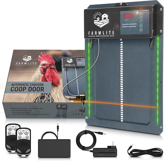 FarmLite Automatic Chicken Coop Door Opener | Non-Battery Powered Automatic by FARMLITE